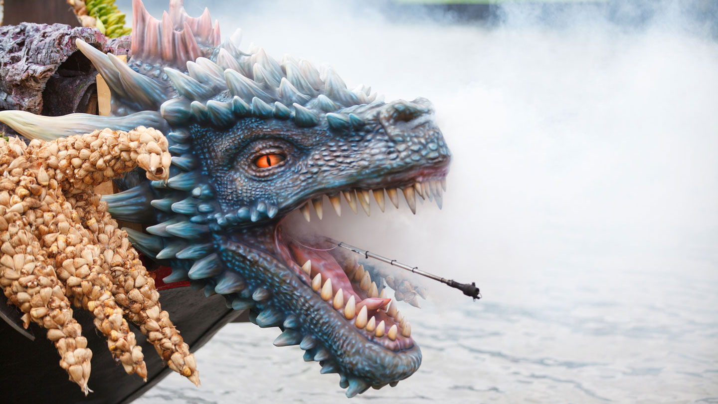 Airbrush 3D print Game of Thrones drakenkop Varend Corso